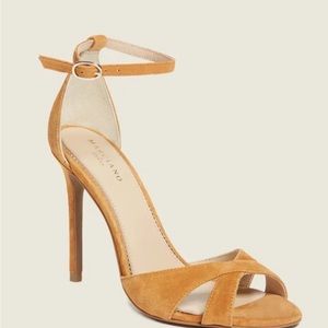 Marciano By Guess Women’s Abiele Leather Stiletto Sandals Medium Brown High Heel